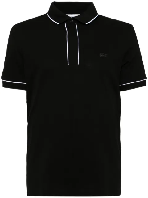 Lacoste Paris Stretch Piqué polo shirt Black PH8184