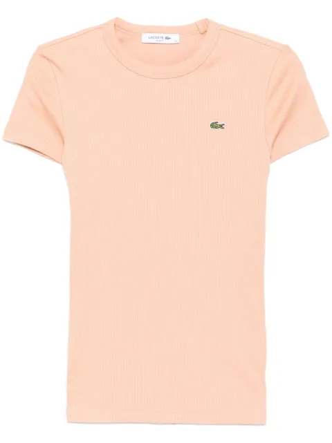 Lacoste logo-patch T-shirt Neutrals TF5538