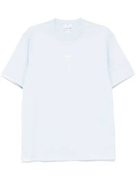 Lacoste signature-print T-shirt Blue TH2739