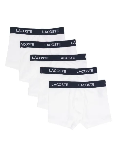 Lacoste 5-Pack Stretch Cotton Trunks White 5H1292