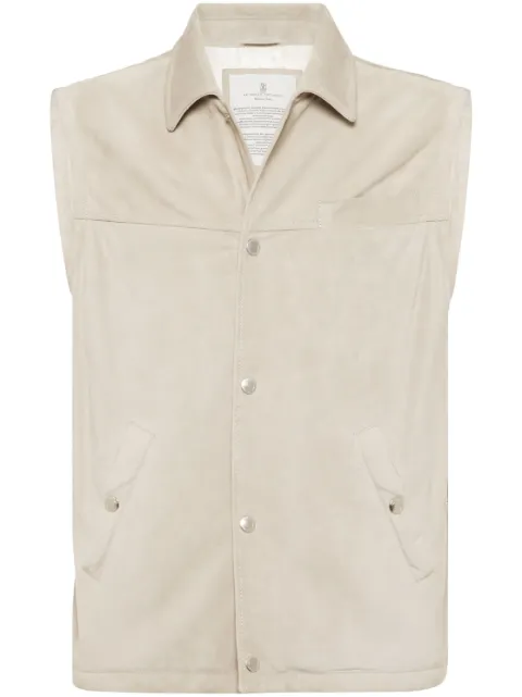 Brunello Cucinelli padded vest Neutrals M0PCL2032C6925