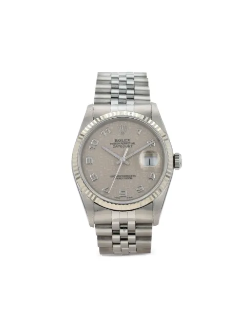 Rolex 1996 pre-owned Datejust 36mm Neutrals 414093