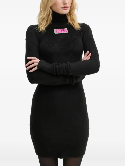 MM6 Maison Margiela Numbers-motif mini dress Black S62DD0033M20045