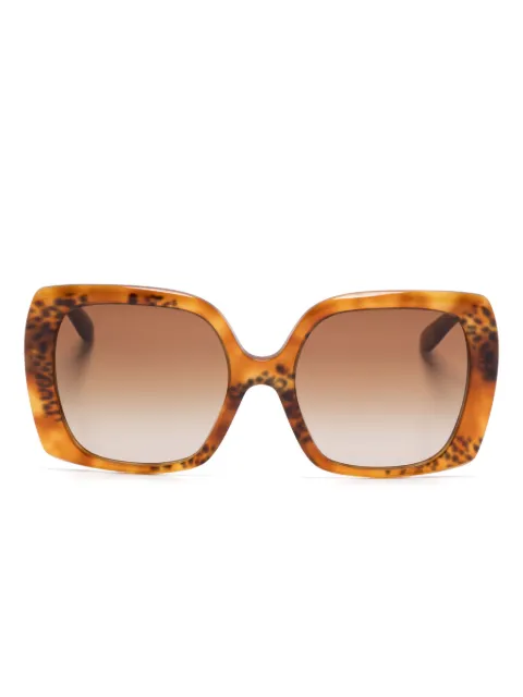 Dolce & Gabbana Eyewear oversize-frame sunglasses Brown DG4475