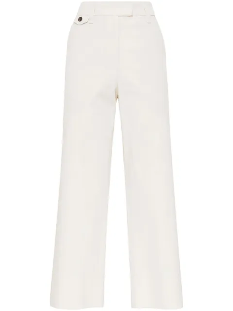 Brunello Cucinelli cropped chino trousers White ML145P8833C9002