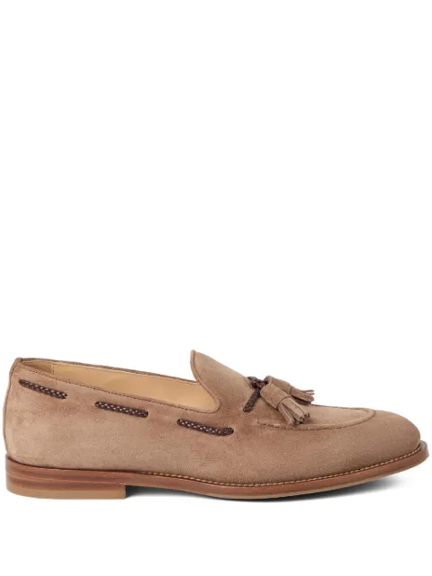 Brunello Cucinelli suede loafers Brown MZUPEAU713C2692
