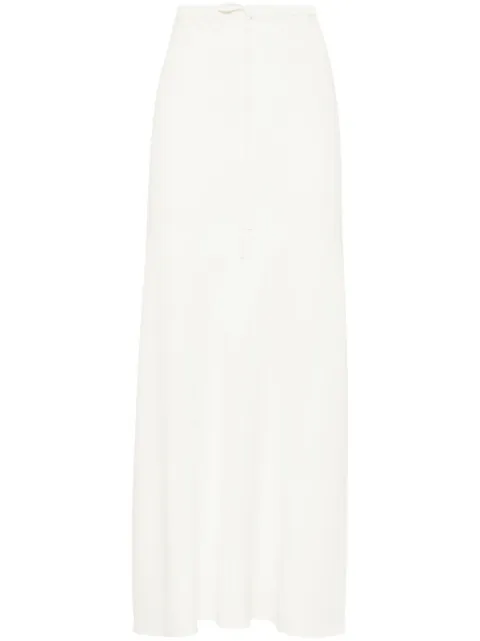 Brunello Cucinelli bias-cut maxi skirt White MA029G3769C600