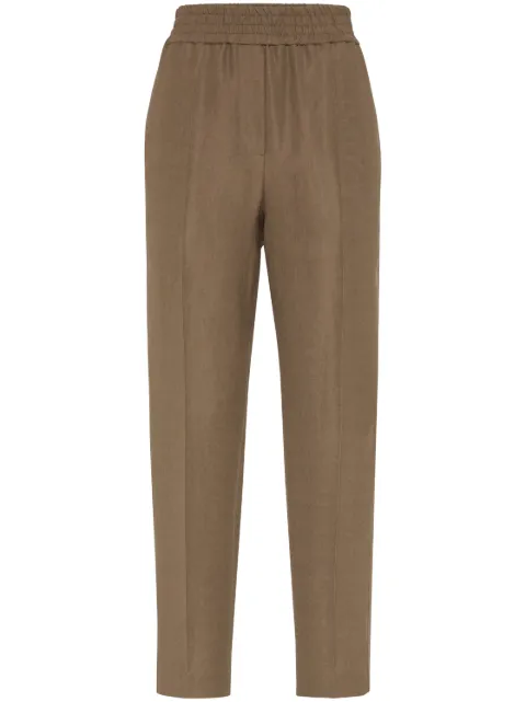 Brunello Cucinelli pull-on trousers Brown MH126P7197C2925