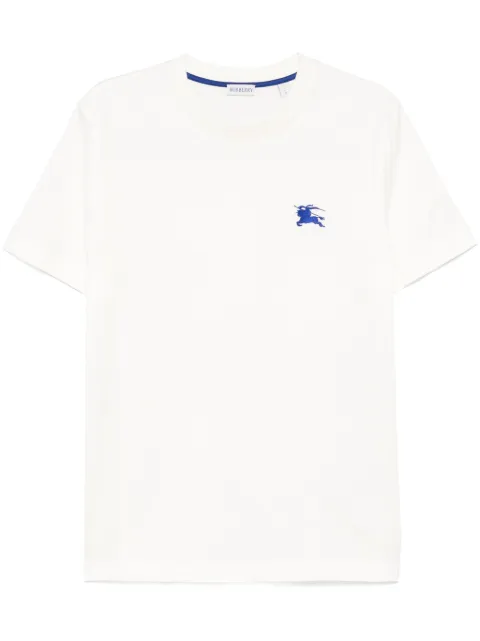 Burberry Equestrian Knight-embroidered T-shirt Neutrals 8107455