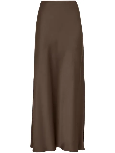 Brunello Cucinelli maxi bias-cut skirt Brown M0H38G3396C2925