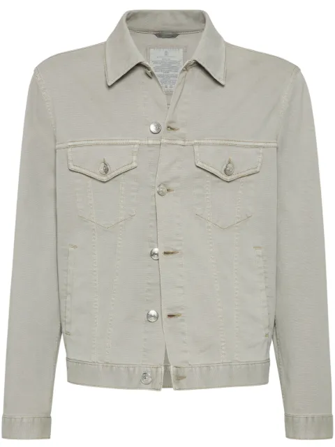 Brunello Cucinelli shirt denim jacket Grey M277P6910C7018