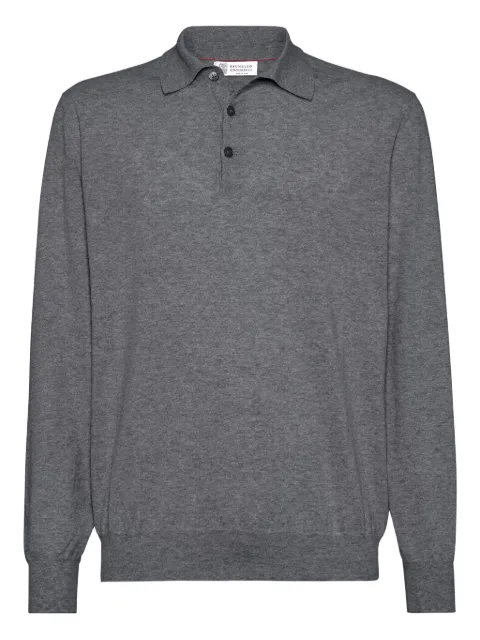 Brunello Cucinelli cotton polo shirt Grey M29800135CG217