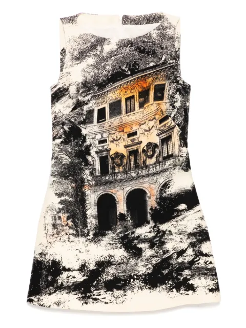 Isabel Sanchis Landscape print sleeveless dress Yellow 71KATSUYADRESS