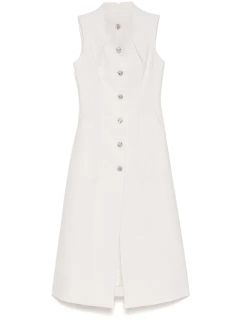 SHIATZY CHEN wool vest dress White 641604