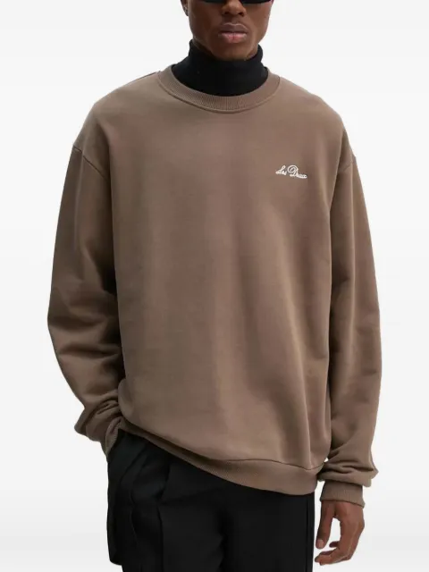 Les Deux logo-embroidered sweatshirt Brown LDM200128