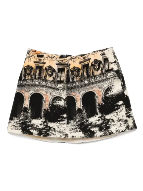 Isabel Sanchis landscape print skirts Yellow 106MAKOSKORTS