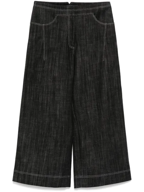 SHIATZY CHEN straight trousers Blue 640783