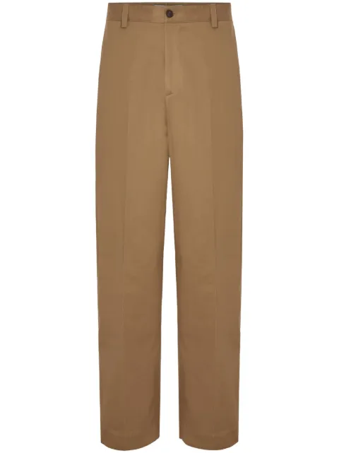 Maison Kitsuné straight-leg trousers Brown MM01106WW0078P245