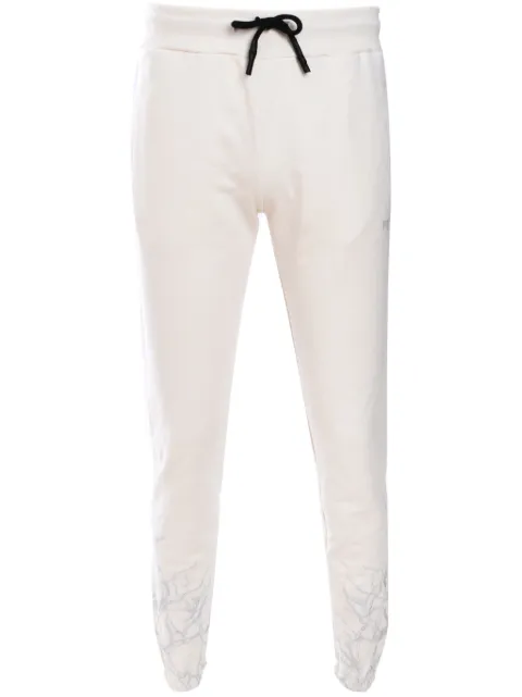 PHOBIA lightning-embroidered track pants White PH00536