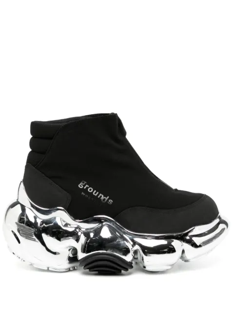 GROUNDS Moopie Weather Chrome sneakers Black MOOPIEWEATHERCHR