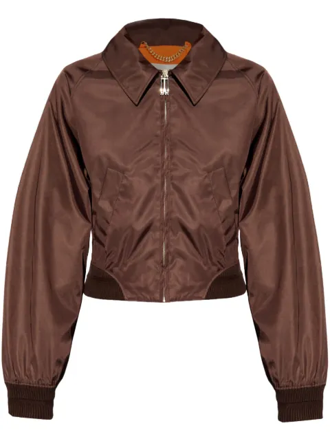 Victoria Beckham Harrington bomber jacket Brown 1125WJK006259A