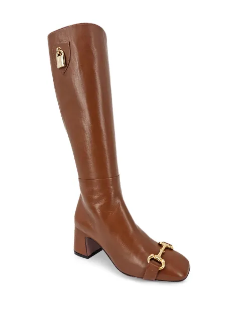 Madison Maison x Joan Hornig 50mm Lock boots Brown MD204