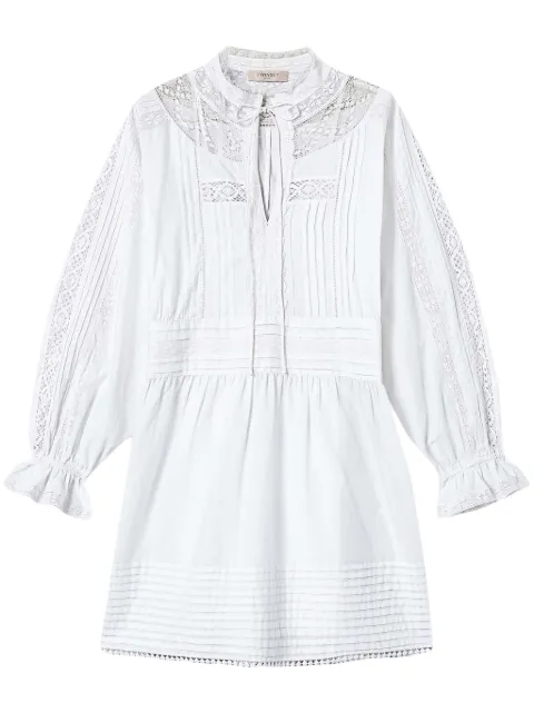 TWINSET embroidered mini dress White 251TP2380