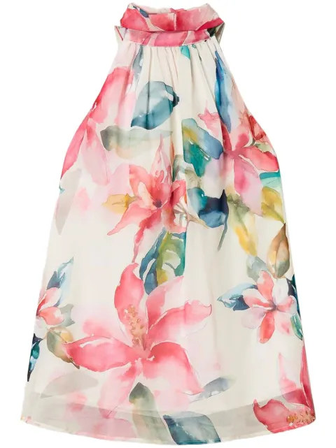 TWINSET floral-print top White 251LB2ZAA