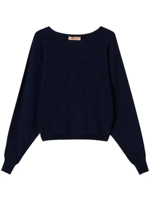 TWINSET crew-neck sweater Blue 251TP3533