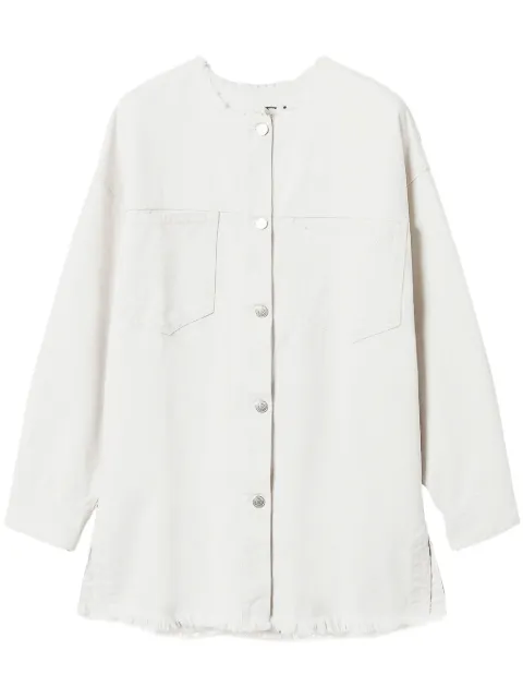 TWINSET organic-cotton jacket Neutrals 251AP2360