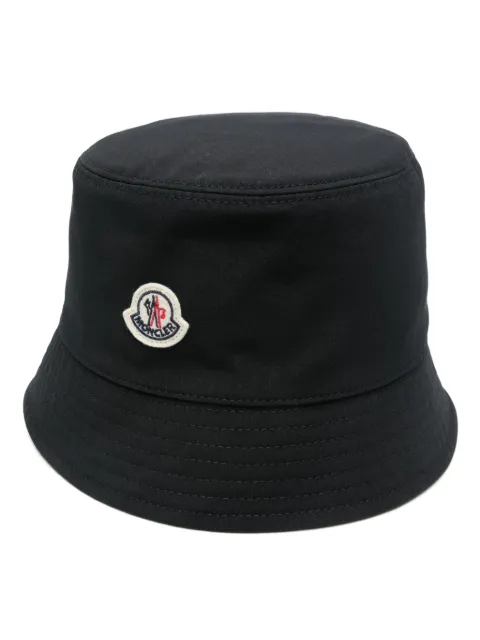 Moncler logo-patch bucket hat Black K10933B000255983X