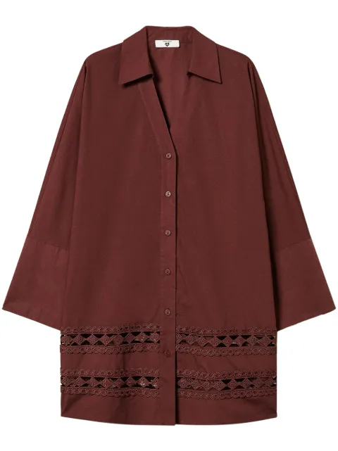 TWINSET woven shirt Brown 251LB2KBB
