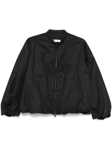 Moncler zip-up band-collar jacket Black L10931A0018054ARP