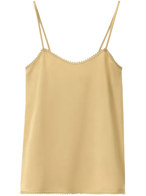 Fabiana Filippi satin cami top Yellow TPD265F302L2220000