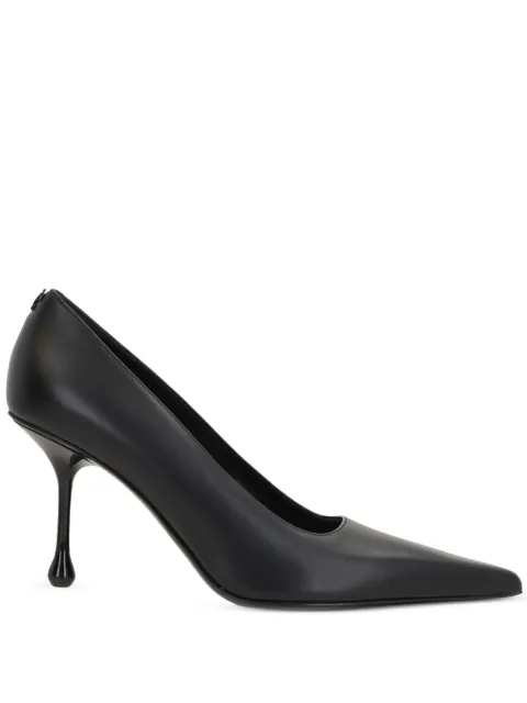 Jimmy Choo Ixia 80 pointed-toe heeled pumps Black IXIA80CLF