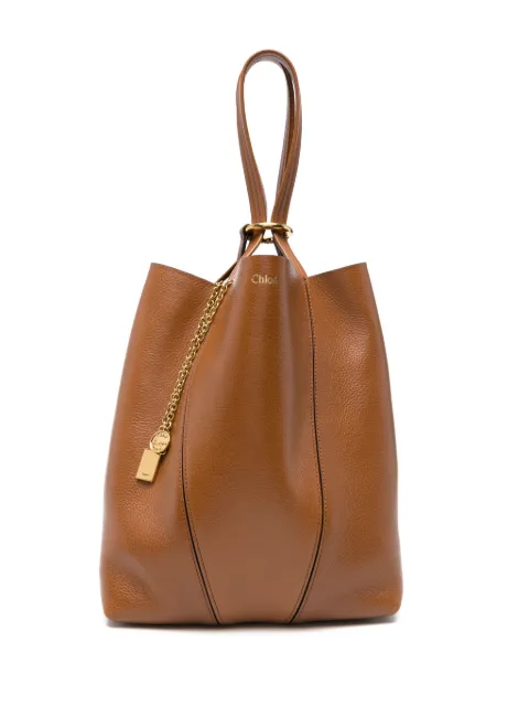 Chloé Spin tote bag Brown CHC25SS811N84