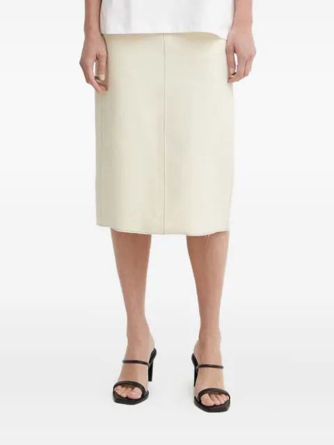 Day Birger Et Mikkelsen topstitch-pocket midi skirt Neutrals DAY65243264
