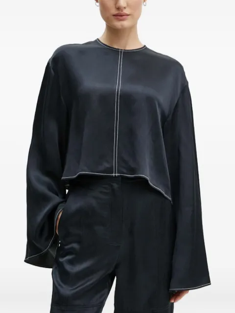 Day Birger Et Mikkelsen contrast-stitching top Black DAY65243309