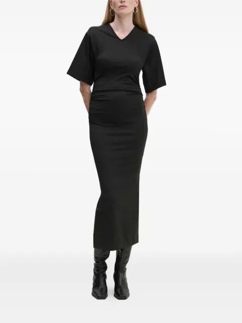 Day Birger Et Mikkelsen v-neck ruched maxi dress Black DAY65243428