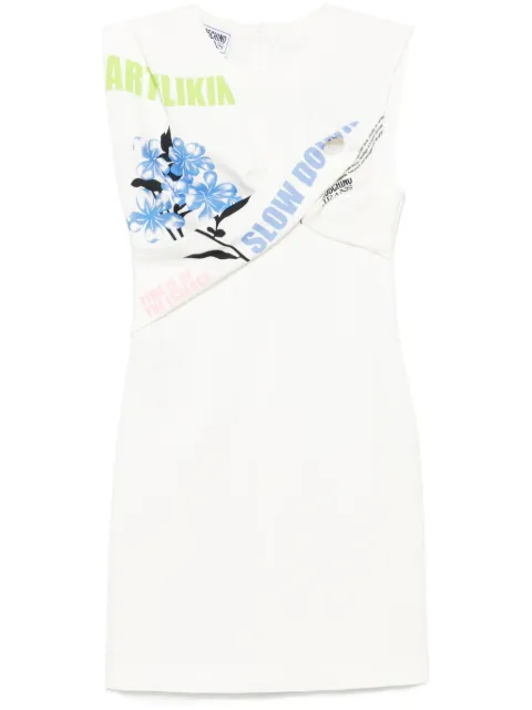 MOSCHINO JEANS sleeveless mini dress White K1A04113232