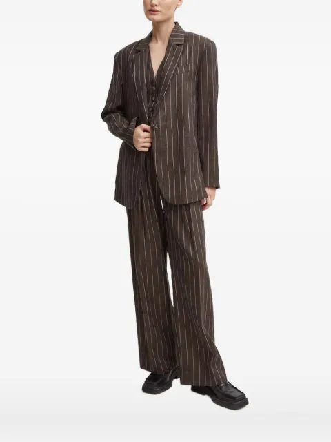 Day Birger Et Mikkelsen pinstripe-patterned button vest Brown DAY65243245