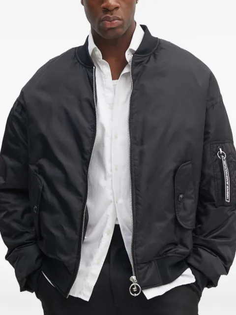 Versace Jeans Couture hooded zip-fastening jacket Black 77GAU401CQD46