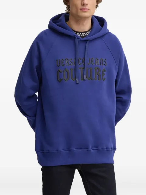 Versace Jeans Couture logo hoodie Blue 77GAIL02CF02L