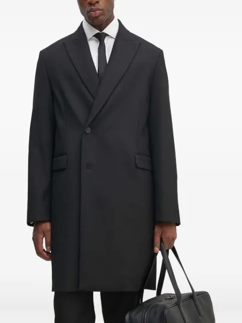 Versace Jeans Couture single-breasted coat Black 77GAT424N0351