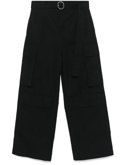 Jil Sander wide-leg cargo pants Black J22KA0253J45266