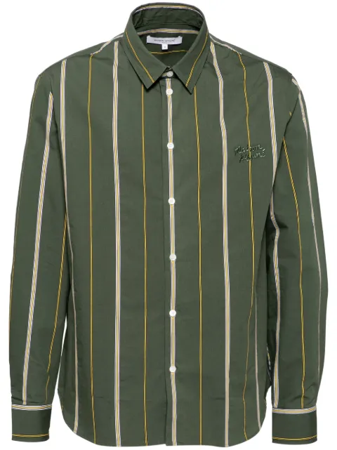 Maison Kitsuné striped shirt Green MM00416WC5029P391