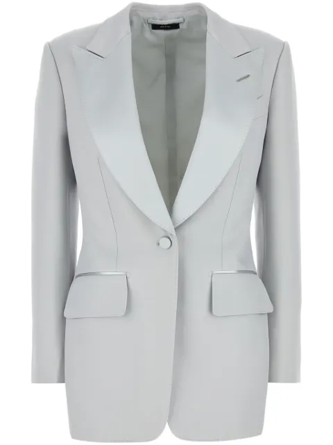 TOM FORD single-breasted blazer Grey GI2994FAX1194