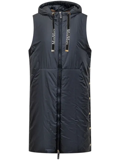 Max Mara water-repellent canvas gilet Black 2429296064600