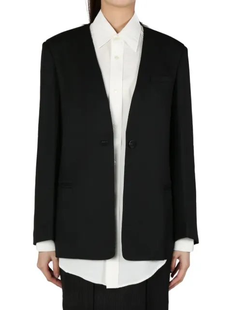 ATELIER NEW YORK single-breasted blazer Black ATFW1XZ1016