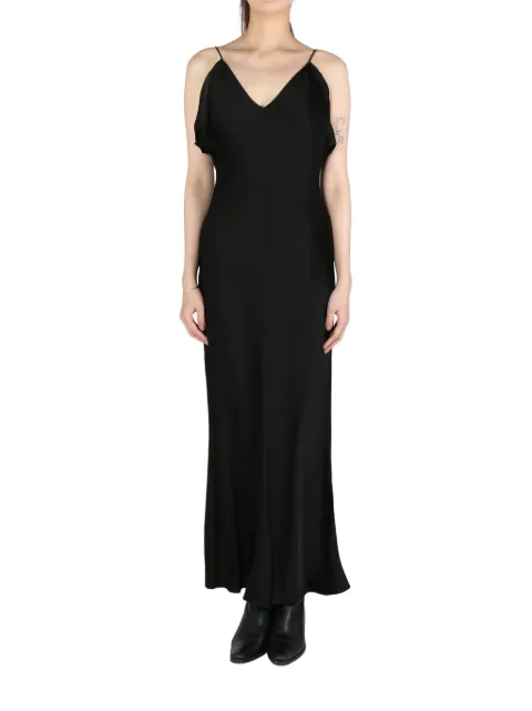 ATELIER NEW YORK V-neck maxi dress Black ATFW1LYQ1015